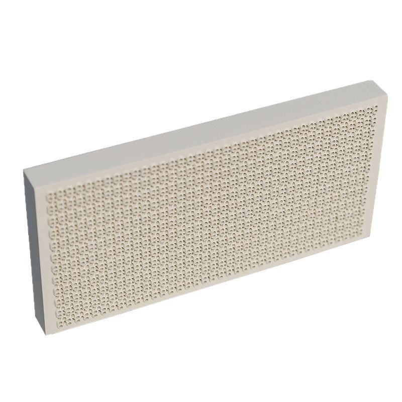 Gas furnace head ceramic sheet infrared honeycomb ceramic cordierite straight hole heat storage plate factory wholesale