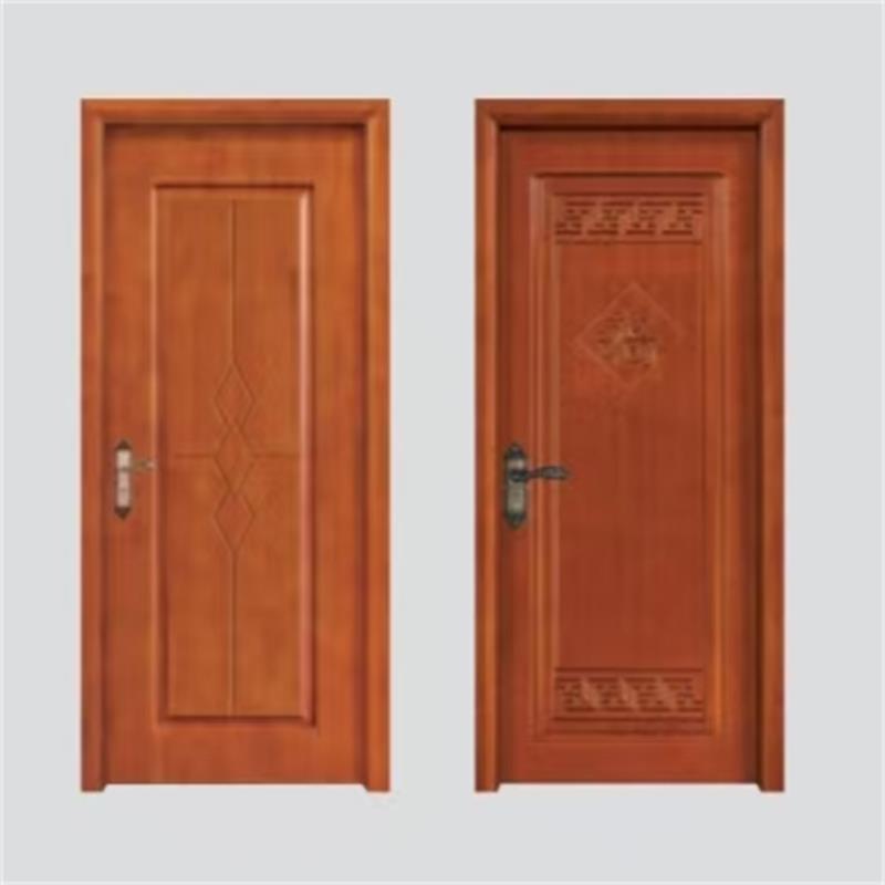 Поставщик дверей входной двери из ореха и дуба фанера Резьба без краски Экологическая дверь Антиворовая дверь с плоским открытием раздвижная дверь из массива дерева