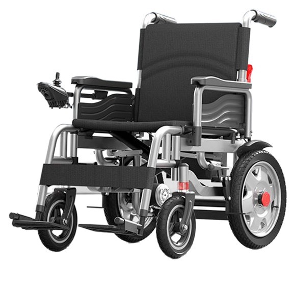 Phoenix Outdoor Electric Wheelchair for the Elderly, Intelligent Fully Automatic Foldable Medical Four-Wheel Wheelchair