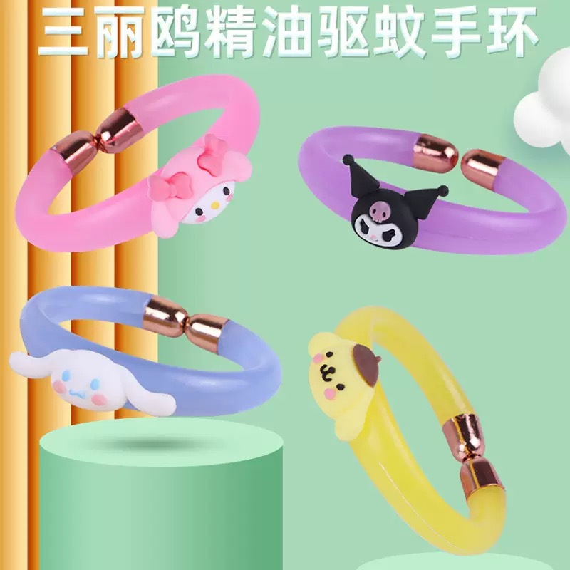 Новый браслет против комаров Sanrio 2025 для детей и взрослых, портативный репеллент для активного отдыха для мужчин и женщин