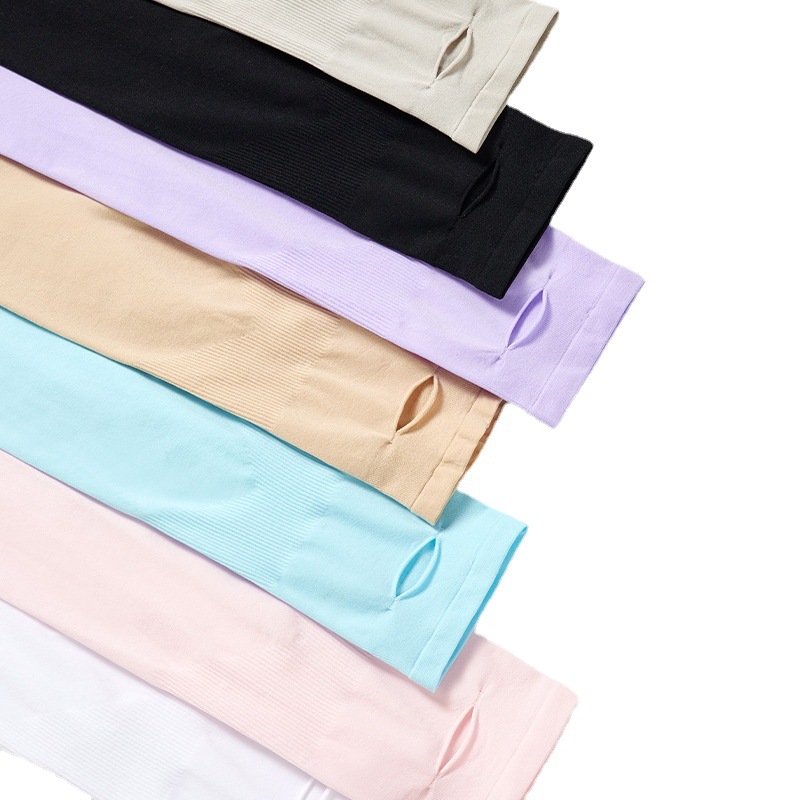 Ice cool sleeve summer sunscreen female men's anti-ultraviolet ice silk arm arm sleeve driving cycling ice sleeve wholesale