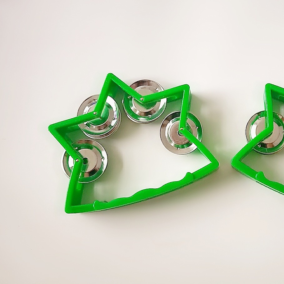 Dance hand bell percussion instrument small five-star bell ring music KTV special hand bell