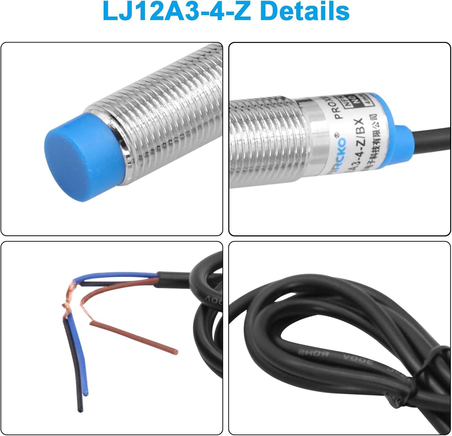 Lj12A3-4-Z Bx Proximity Sensor Ruizhi 3 Pieces Lj12A3-4-Z Sc
