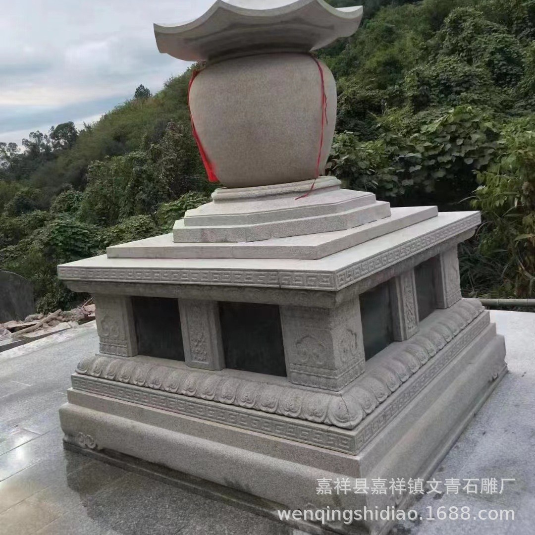 Processing Relic Pagoda Temple Bluestone Multi-Layer Outdoor Stone Carved Pagoda Material Is Strong and Weather-Resistant and Affordable