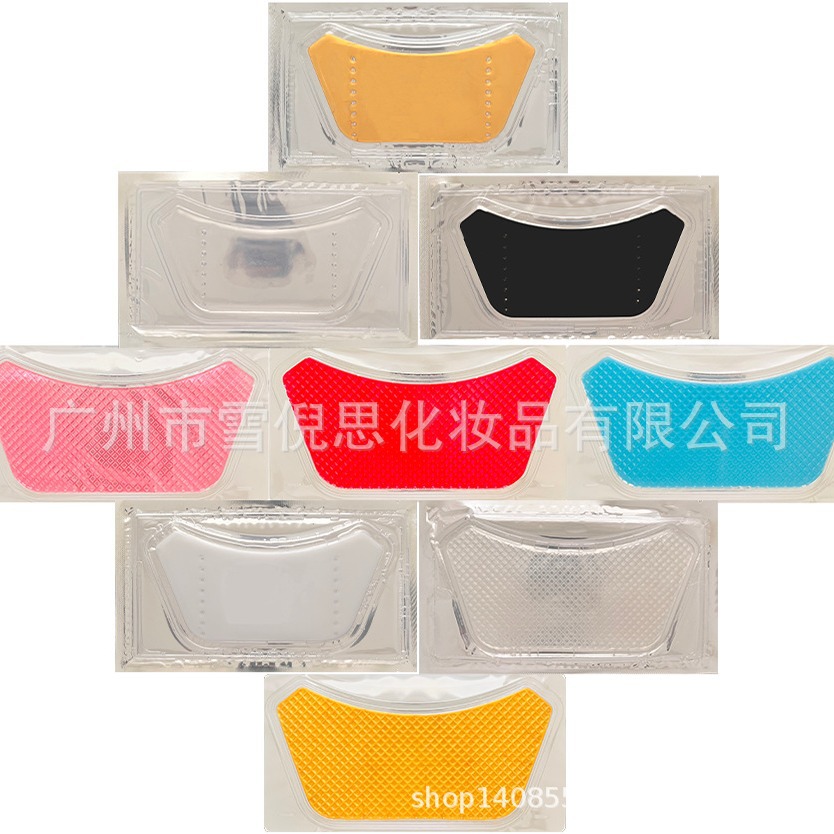 Индивидуальная маска для шеи с желатином и коллагеном, золотая, увлажняющая, в упаковке по одной штуке