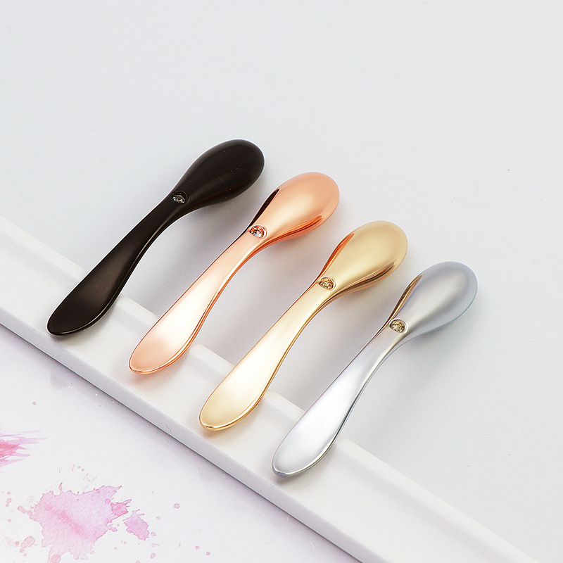 Electro-Galvanized Alloy Eye Cream Stick Application Stick Foreign Trade Small Dolphin Eye Cream Massage Stick Metal Eye Massage Stick