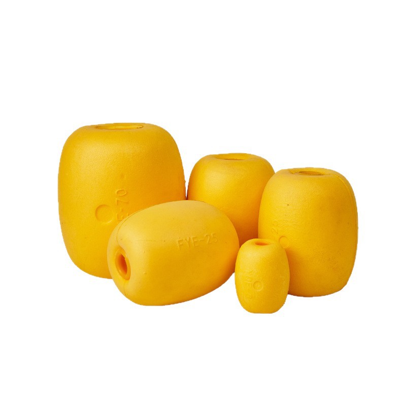 Eva Yellow Barrel-Shaped Floating Ball Marine Channel Buoy Floating Ball Sea Swimming Pool Solid Foam Tube Floating Bucket