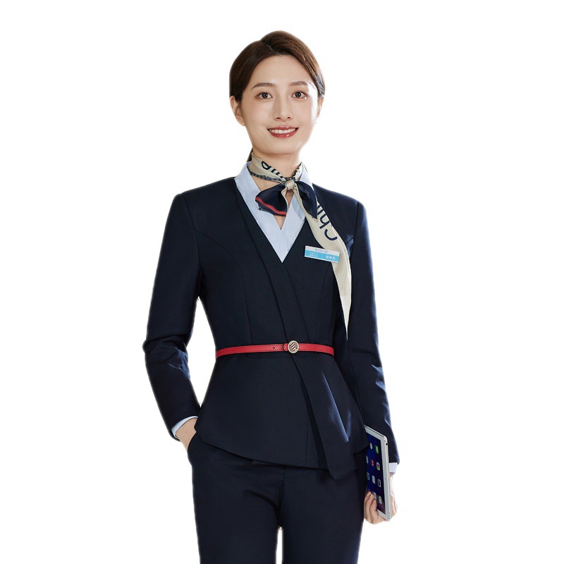 China mobile business hall work clothes men's and women's same professional suit suit women's salesperson work suit jacket