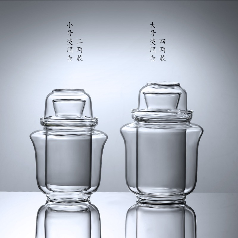 Термостойкие стеклянные подогреватели для вина, кувшин для горячего вина, посуда для вина, можно нагревать на электрической плитке или открытом огне