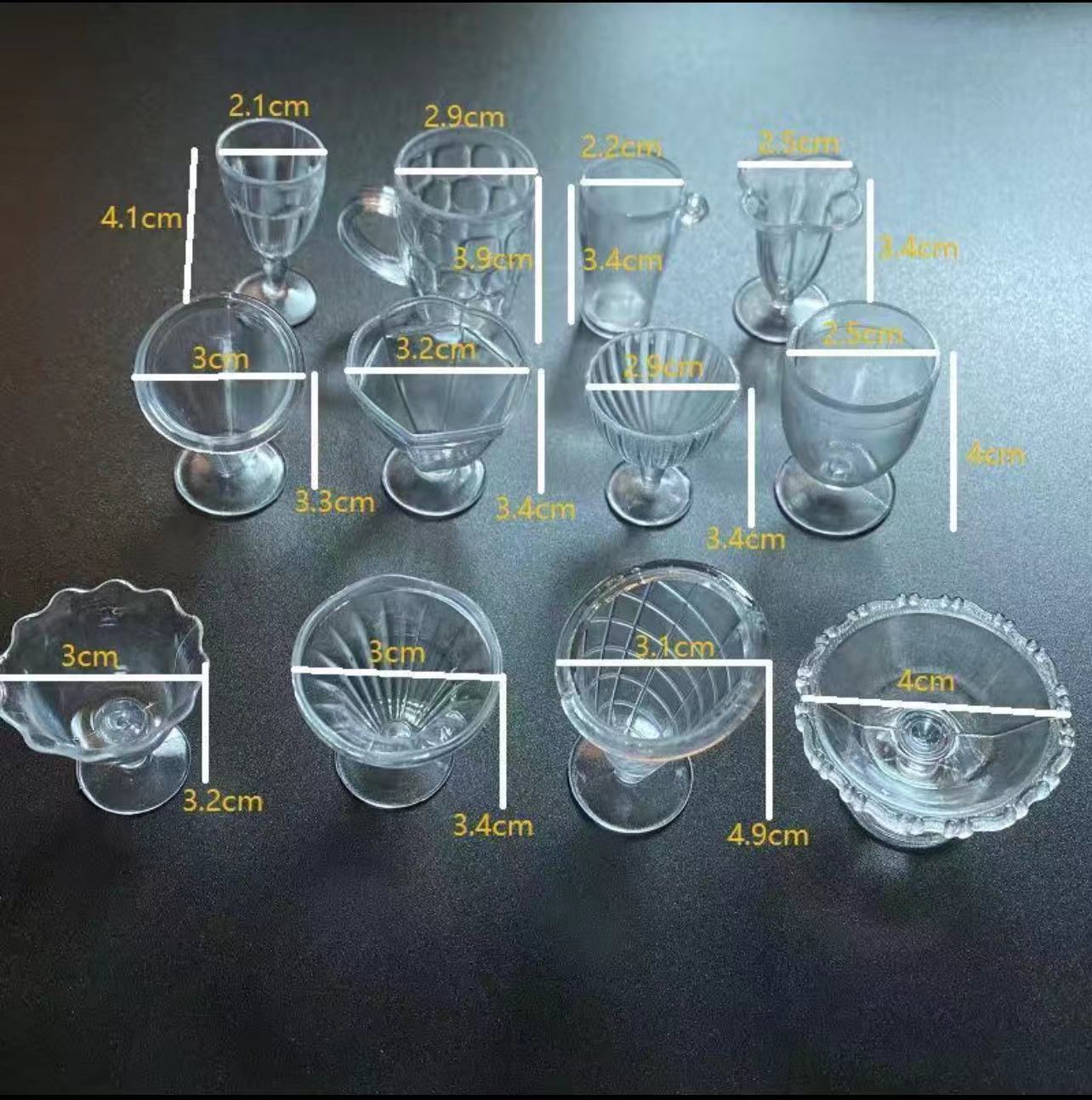 Children's handmade diy cream plastic toy girl's handmade material package ice cream cup sweet Cup dessert Cup