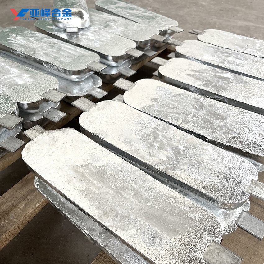 Marine Welding Zinc Blocks Can Be Made Upon Request for Underground Pipeline Sacrificial Anode Die-Cast Zinc Alloy with Complete Specifications