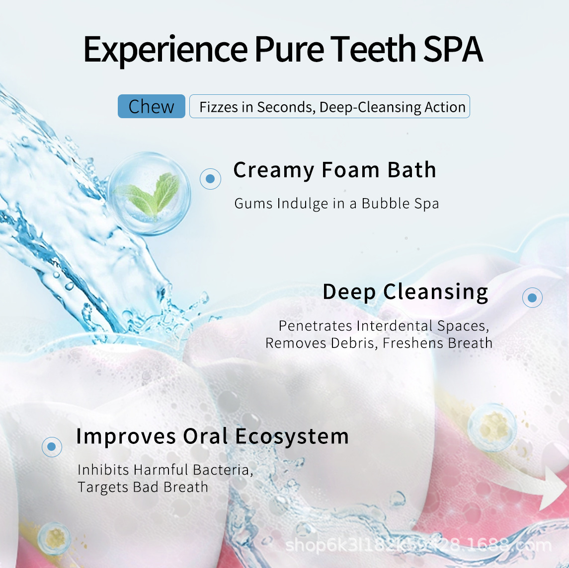 Cross-Border Supply of Disposable Washing and Probiotic Solid Tooth Cleaning Tablets, Mouthwash, Oral Cleaning and Fresh Breath