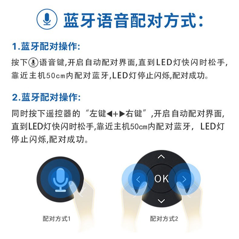 Wholesale Customized Projector Remote Control Bluetooth Voice Remote Control Iflytek Voice Source Factory Solution Provider