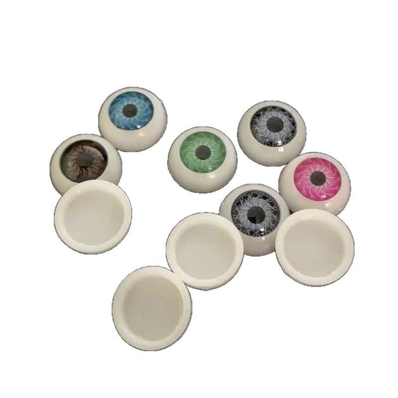 Bjd Handmade Fake Eye Animal Ceramic Eye Accessories Semicircle Acrylic Toy Eye Doll Eye Buckle 12mm