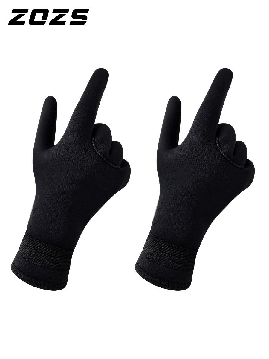 in stock 3mm diving gloves for men and women catching fish fishing non-slip wear-resistant cold-proof warm surfing swimming snorkeling gloves