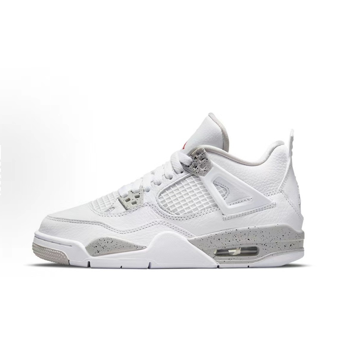 New Pure Original Aj4 Mid-Top Casual Shoes for Men and Women, Wear-Resistant Anti-Slip Air Cushion Trendy Shoes, Student Campus Couple Shoes