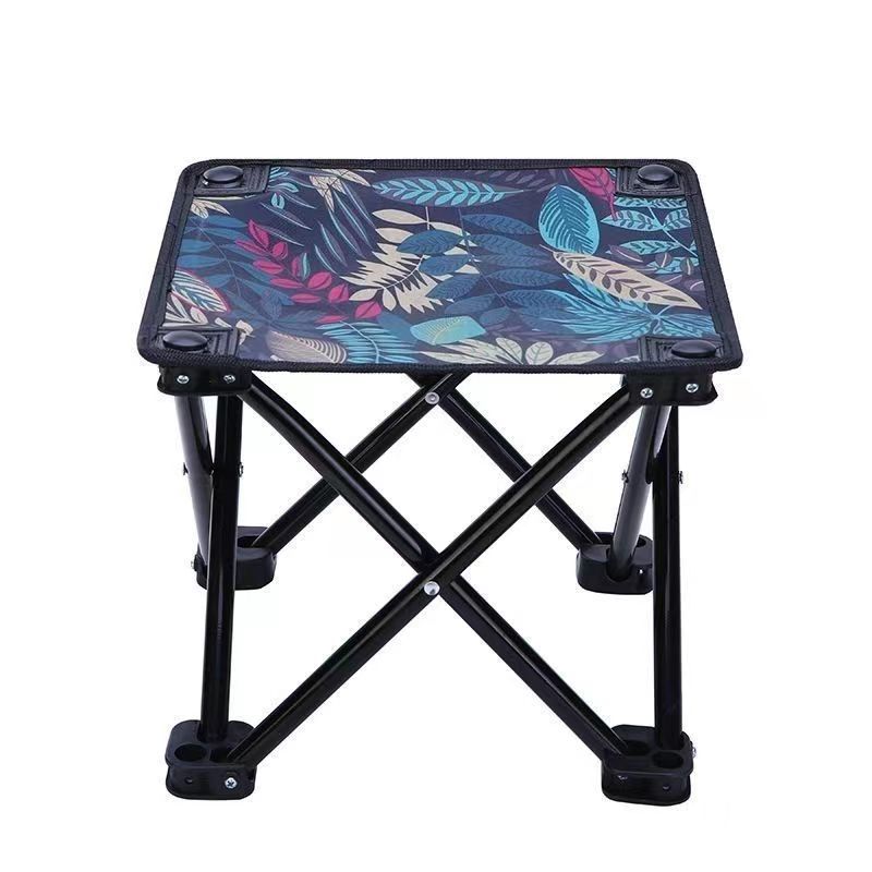 Folding Mazar Cross-Border Outdoor Portable Stool Camping Home Barbecue Small Chair Fishing Small Mazar Wholesale