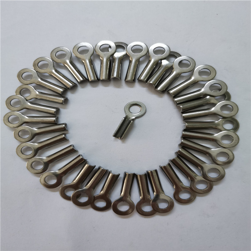 Manufacturer Supplies Stainless Steel Terminals, Iron Terminals, Fisheye Terminals, Wire Rope Pressed Stainless Steel Terminals