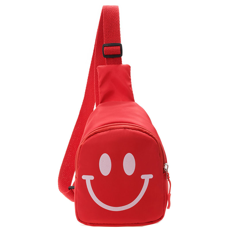 Cute Smiling Face Kidsren's Chest Bag 2025 New Sports Cartoon Baby Crossbody Bag for Boys and Girls Mini Shoulder Bag