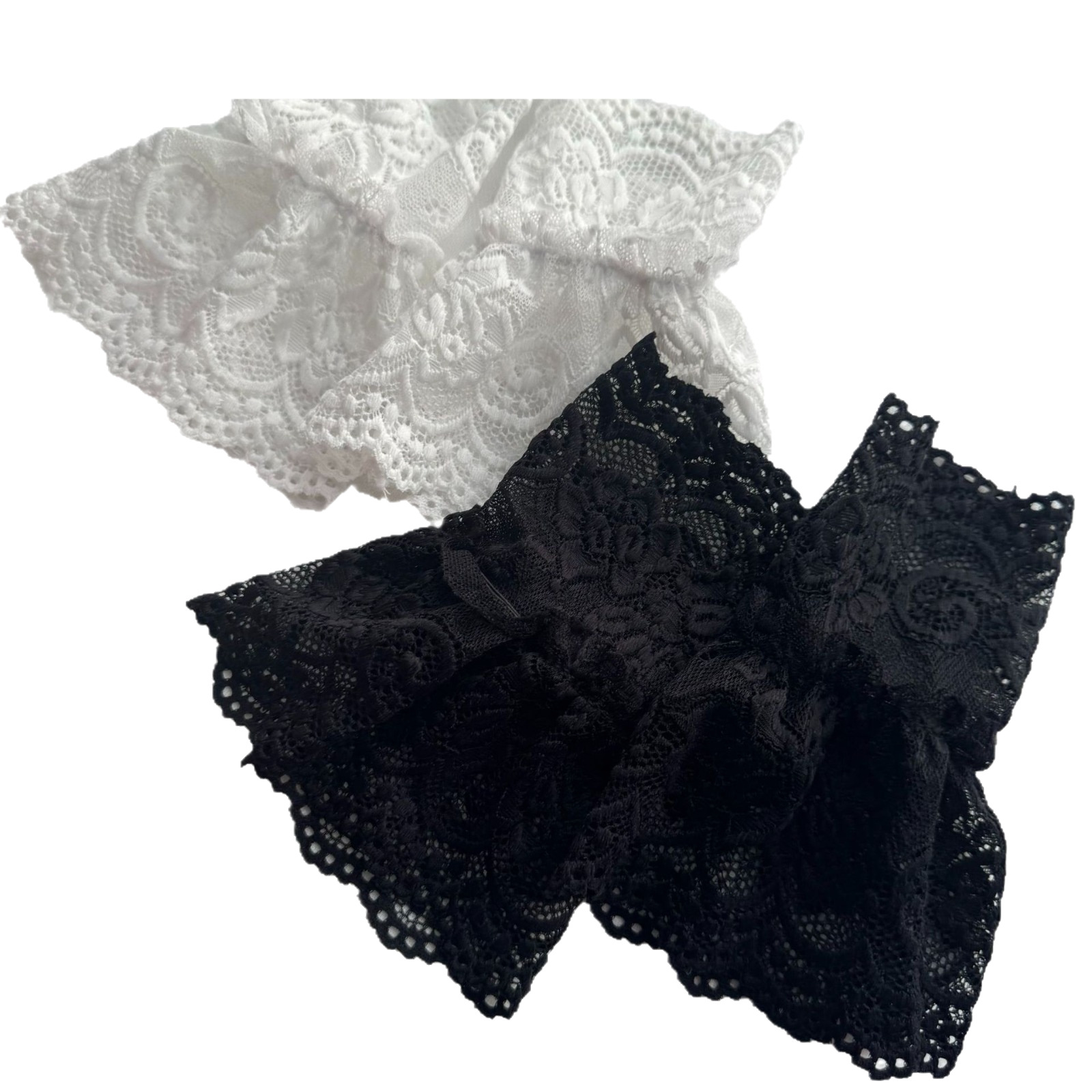 New Mesh Lace Hollow Crochet Fake Cuff Women's Trendy Trumpet Cuff Lace Fake Sleeve Wrist Cover Wholesale