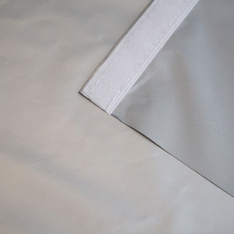 No Need to Punch Holes to Install Velcro Curtains, Full Blackout Cloth, Bedroom Sunshades, Bay Windows, Sun Protection, Heat Insulation, Light Blocking, Uv Protection