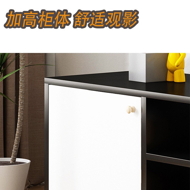 TV Cabinet for Living Room Household Small Apartment High-end Feeling Floor Simple Modern Simple New TV Cabinet for Rental House
