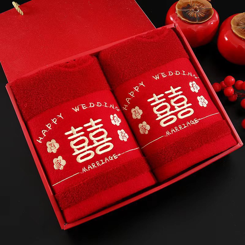 свадебное полотенце на новоселье, бордовое хлопковое, утолщенное, впитывающее, свадебный подарок