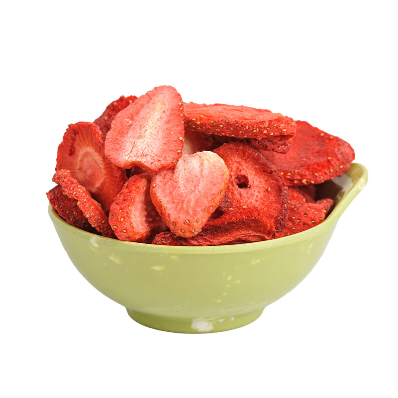 Internet Celebrity Snacks Freeze-Dried Strawberry Slices Manufacturers Supply Casual Snacks Strawberry Crisps Snacks Snacks Wholesale
