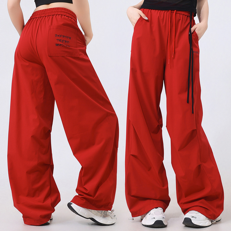 Paratrooper Loose Scimitar New Quick-Drying Square Sweatpants Shuffle Jazz Dance American Summer 2507