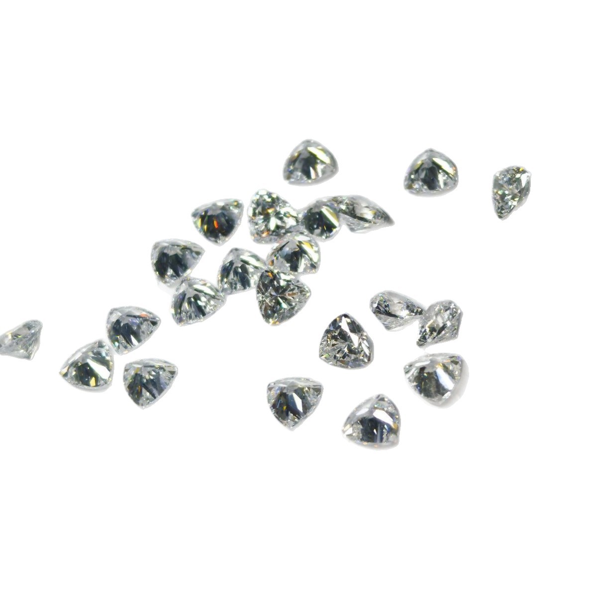 Fat Triangle, Round Triangle, 5Aspg Zircon Cubic Zirconia Loose Stone, Loose Diamond