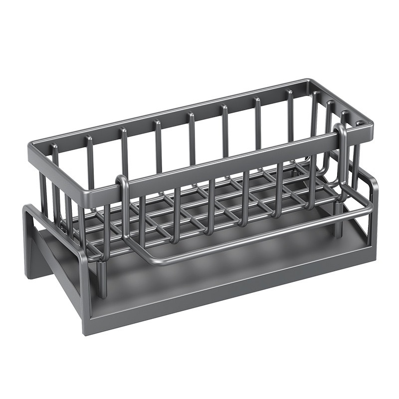 Rack Rack for Kitchen Storage Rack for Sink Draining Rack Draining Basket for Countertop Multi-Functional Deterrent Sponge Storage Rack