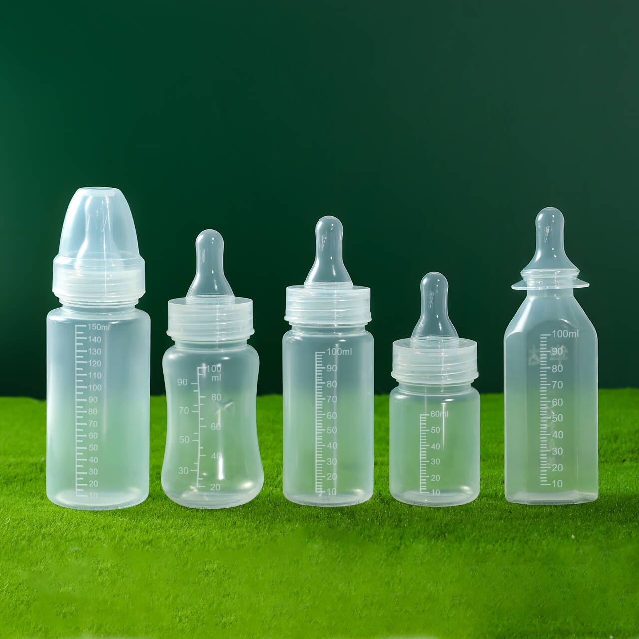 Disposable Small Bottle Newborn Premature Baby Wide Mouth Square Pp Plastic Manufacturer