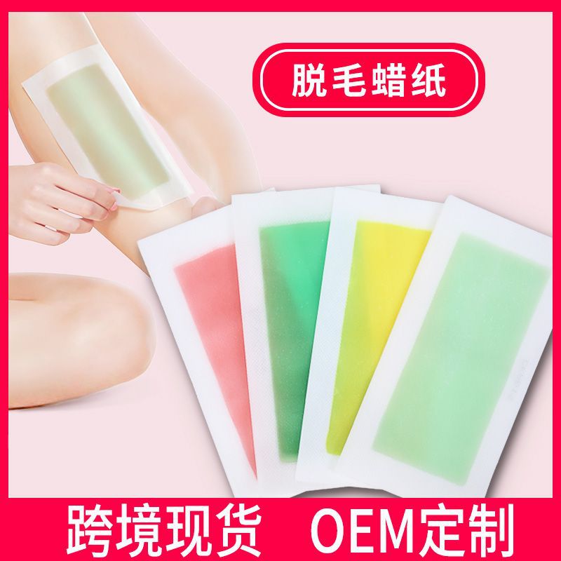 Воск для удаления волос, бумага, двухсторонняя, медовый воск для удаления волос с ног, подмышек и рук, для мужчин и женщин, трансграничная торговля