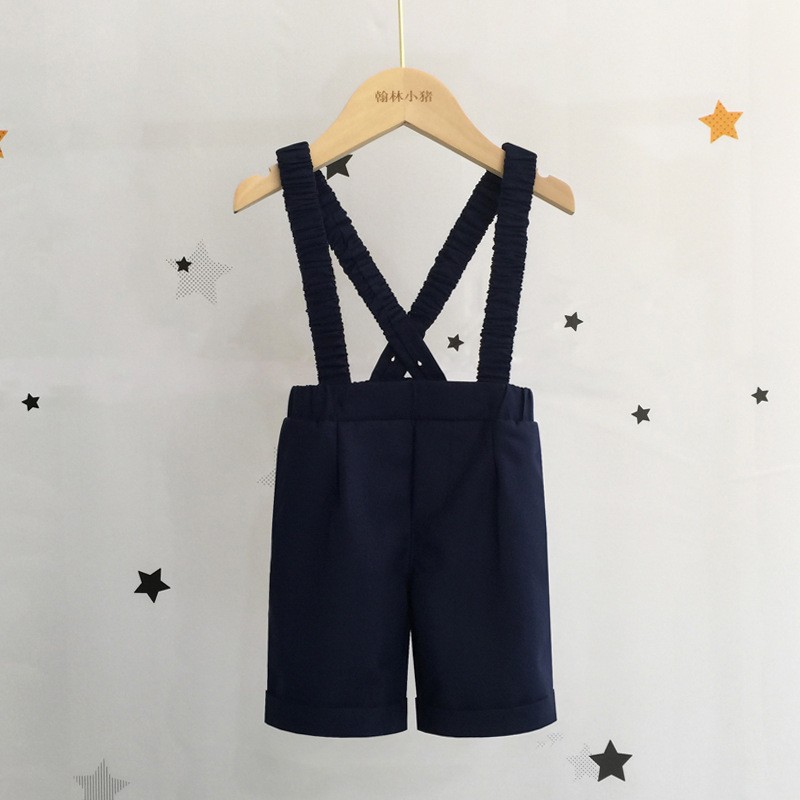 Children's Overalls Suit Summer Boy's First Birthday Dress Baby Boy Flower Girl Suit Baby Performance Performance
