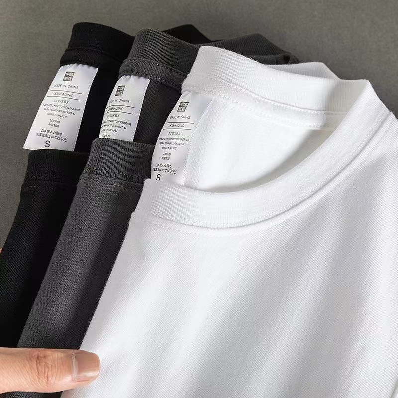 200g heavy cotton sleeveless T-shirt men's and women's summer sports vest white loose waistcoat solid color cotton undershirt