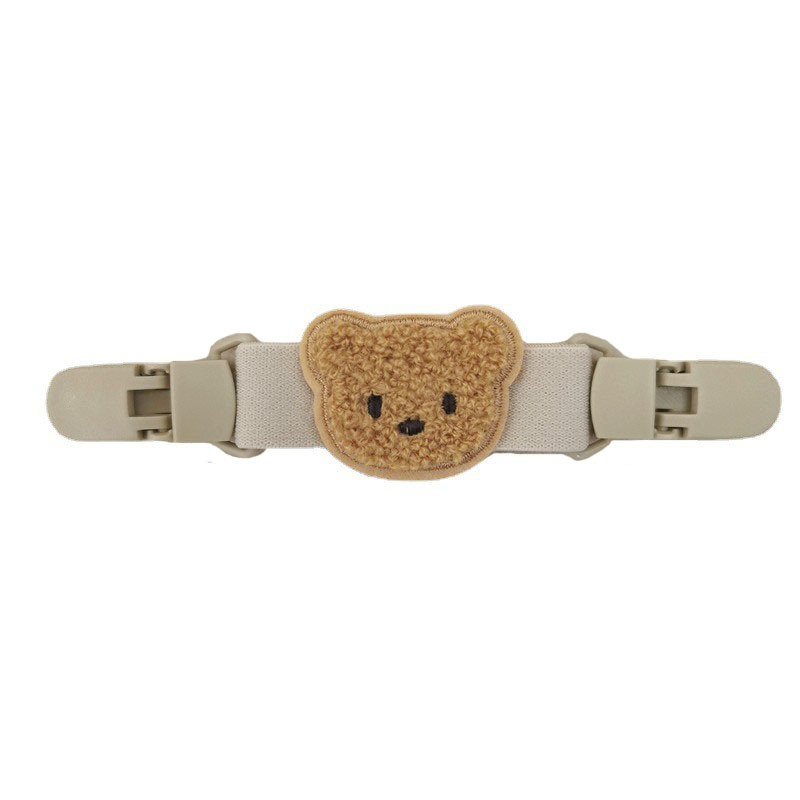 ins Han Feng Bear Strap Clip Children's Strap Pants Anti-clip Shoulder Strap Holder Strap Skirt Anti-slip Artifact