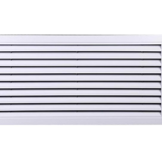Electric Manual Aluminum Alloy Louver Manufacturer Vent Aluminum Alloy Air Conditioner Outdoor Unit Cover Rainproof Square Grille Wholesale