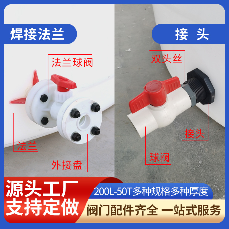 Yanghao thickened plastic water tower water storage tank vertical water tank outdoor large capacity 10 tons food grade pe water storage bucket