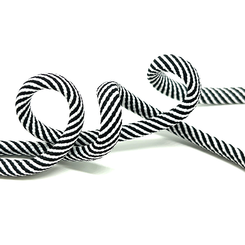 Manufacturers Custom Polyester Twill Jacquard Round Rope Staff Work Permit Lanyard