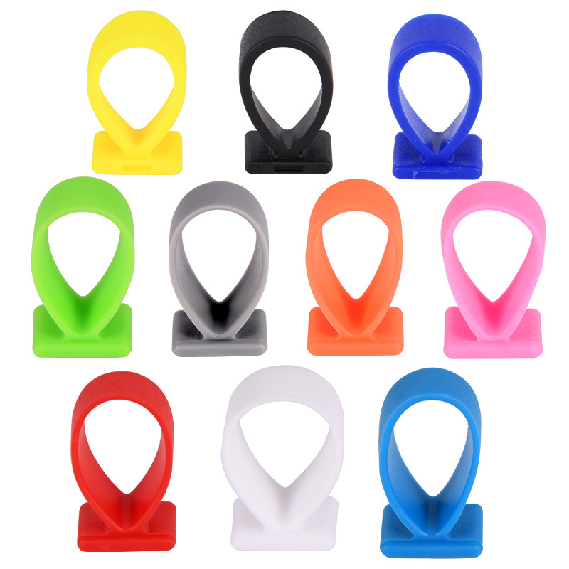 Multi-color packaging box soft glue hook 3C digital accessories packaging box silicone hook carton soft glue small hook