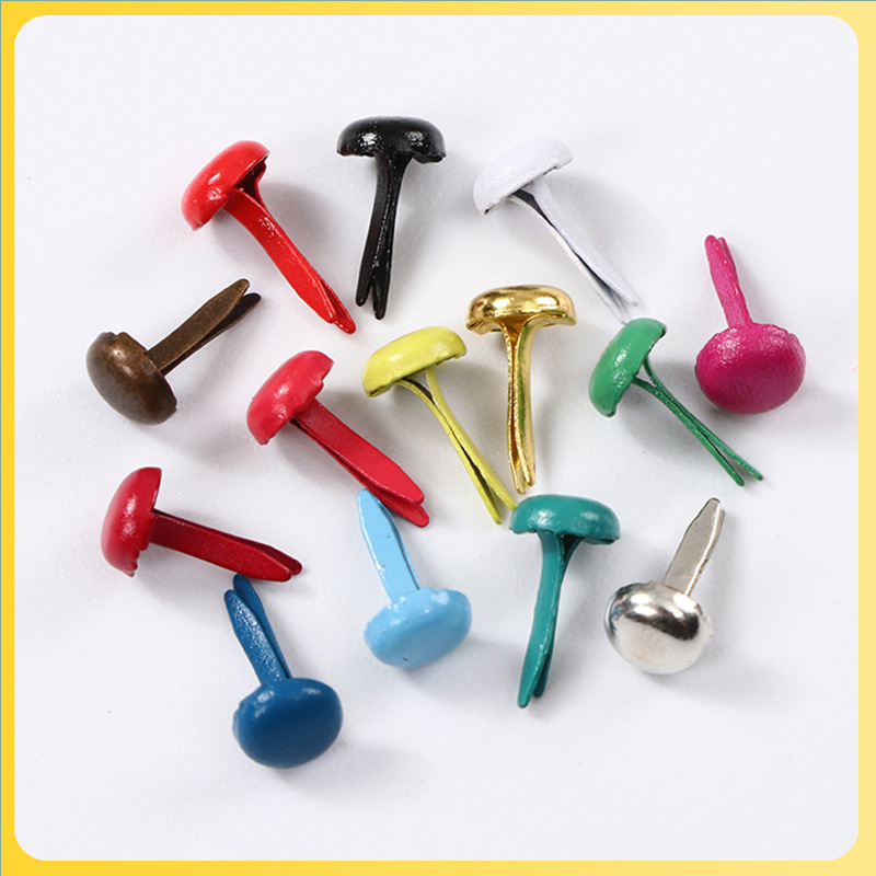 Поставка завода 4.5 мм, мини цветные двухножки, детские ручные двухножки, овечьи угловые гвозди, DIY декоративный материал