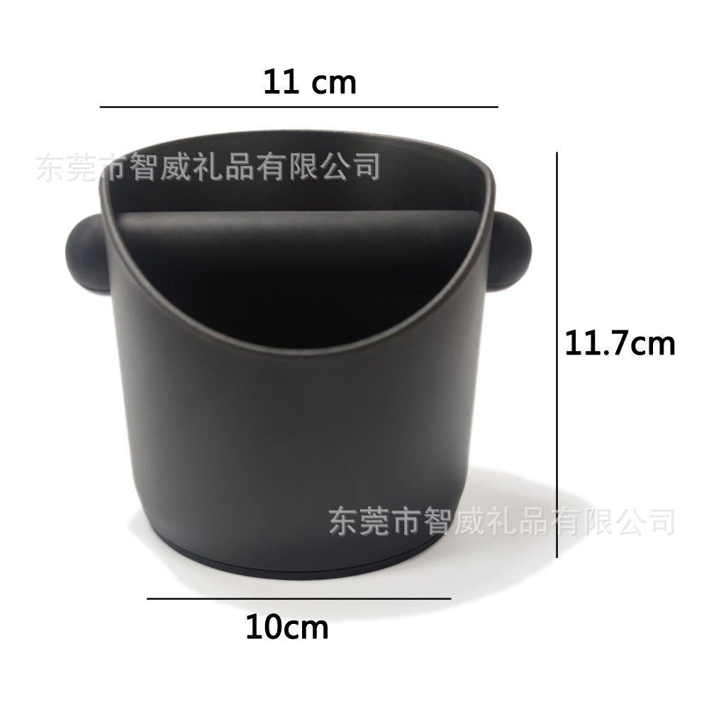 Factory Direct supply coffee powder slag bucket ABS slag bucket coffee bar storage bucket coffee machine supporting slag bucket in stock