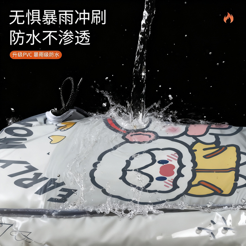 Handle Set Winter Riding Cold-proof fleece-lined Thickened Waterproof Double Windproof Cute Handle Set Electric Car Motorcycle Gloves