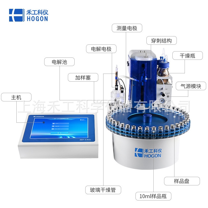 Plastic Particle Moisture Meter Multi-Position Automatic Sampling Akf-Cas6