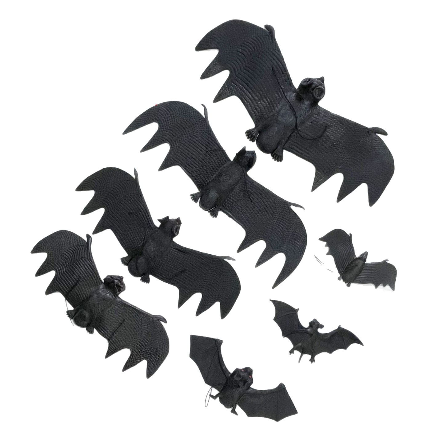Halloween April Fool's Day Prank Oversized Simulated Bat Toy Scares Animal Rubber Bat Pendant