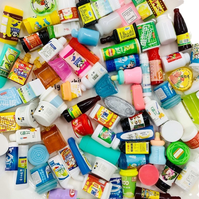 Simulation convenience store supermarket series instant noodle barrel food play box tide play lucky bag mobile phone case DIY resin accessories