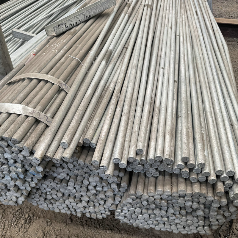 Galvanized Round Steel, Hot-Dip Galvanized Construction Lightning Rod Grounding Wire, Cold-Dip Galvanized, Electrically Galvanized Solid Round Steel
