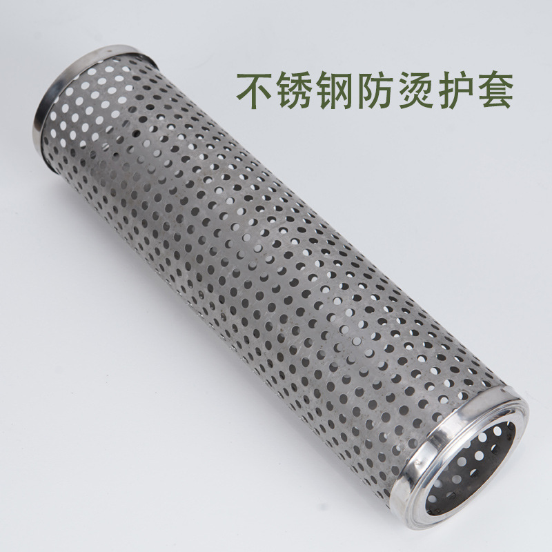 Stainless steel chimney wood stove elbow wood stove wood burning stove outdoor household rural heating smoke exhaust pipe ventilation