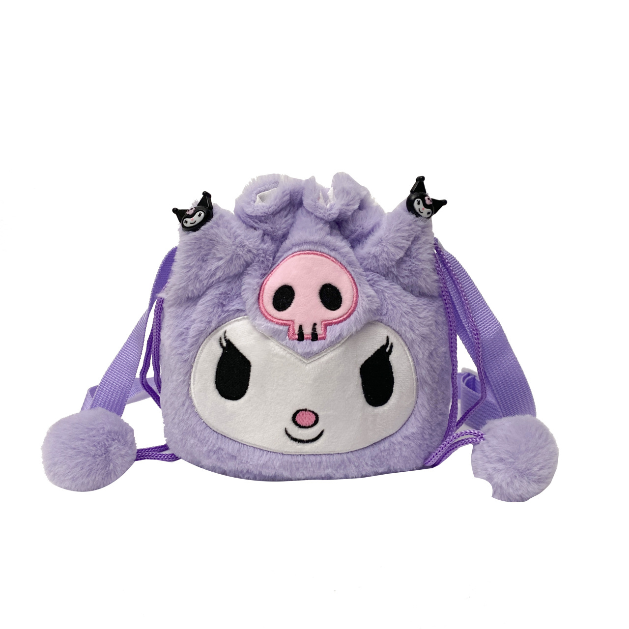 New Plush Toy Candy Drawstring Bag Single Shoulder Crossbody Doll Bag Claw Machine Doll Foreign Trade Bear