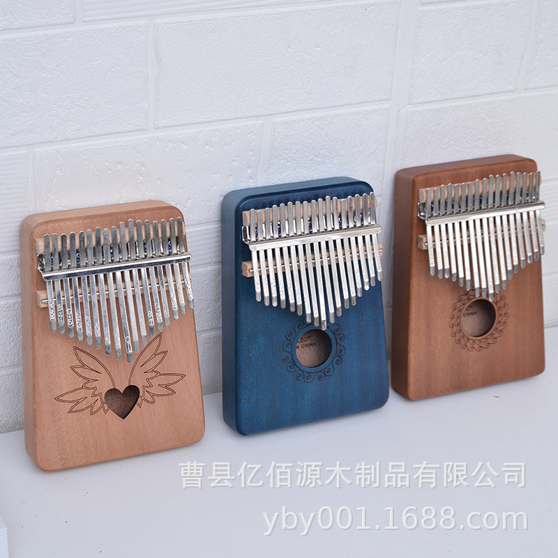 Mini 17-Tone Thumb Piano Kalimba Kalimba Thumb Piano Kidsren's Beginner Finger Piano Portable Instrument
